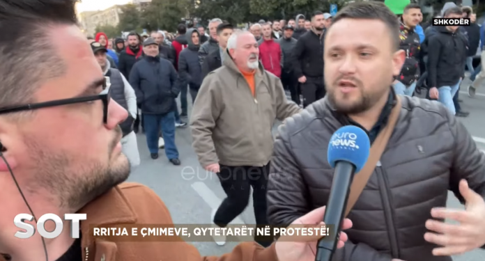 Protest in Shkodra