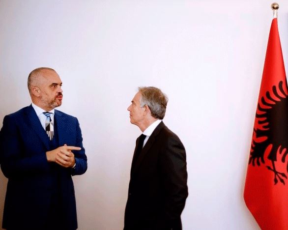 Rama meets former British PM, Tony Blair - Euronews Albania
