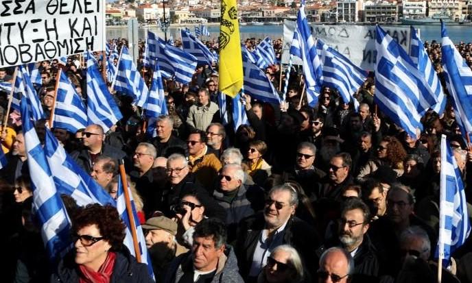 Why are Albanian immigrants protesting