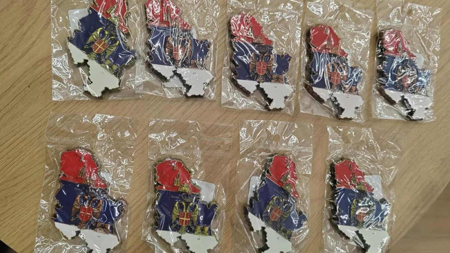 Serbia Confiscates and Withdraws from Market 900 Souvenirs Depicting Serbia Without...