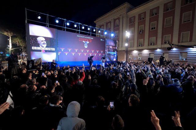 Berisha from protest: “Those who forget the past are condemned to repeat it”