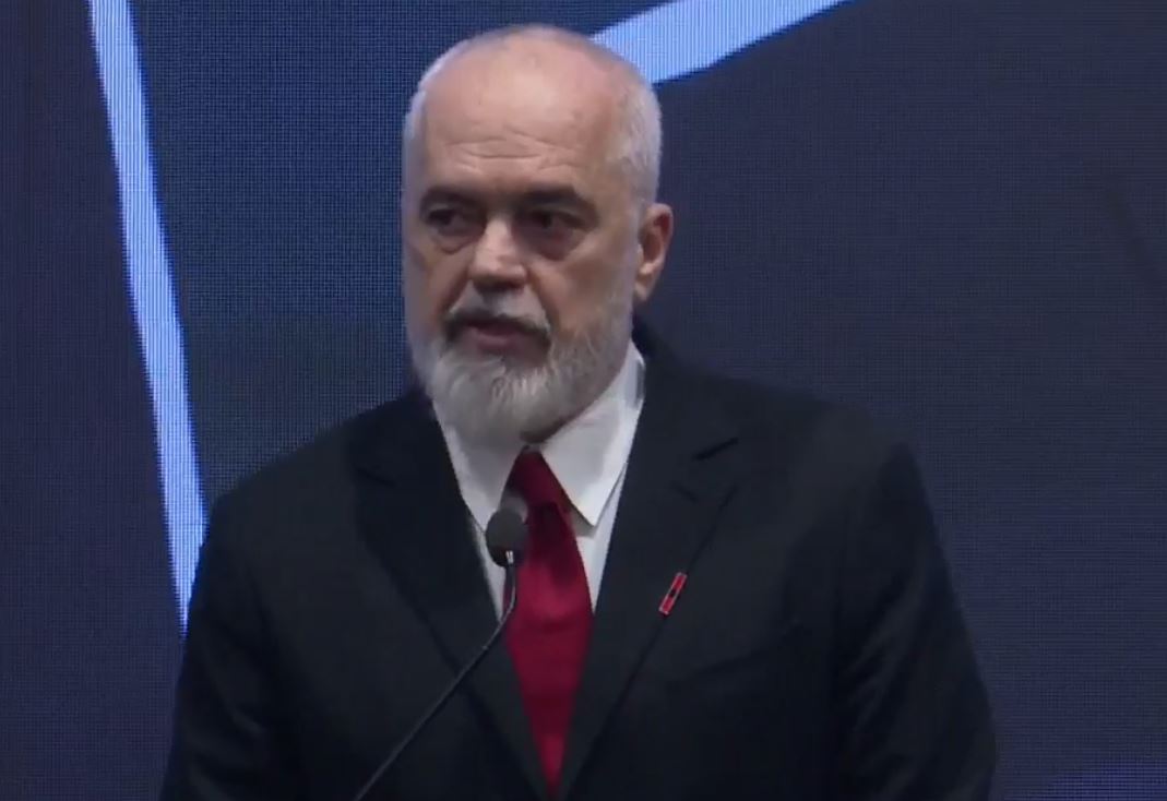 PM Rama at the promotion of the book “Kur Heshtja Flet-...