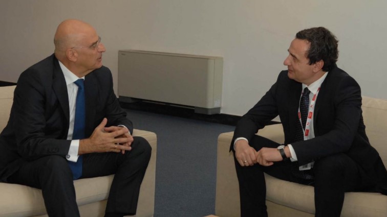 Greek Defense Minister visits Kosovo, meets Kurti