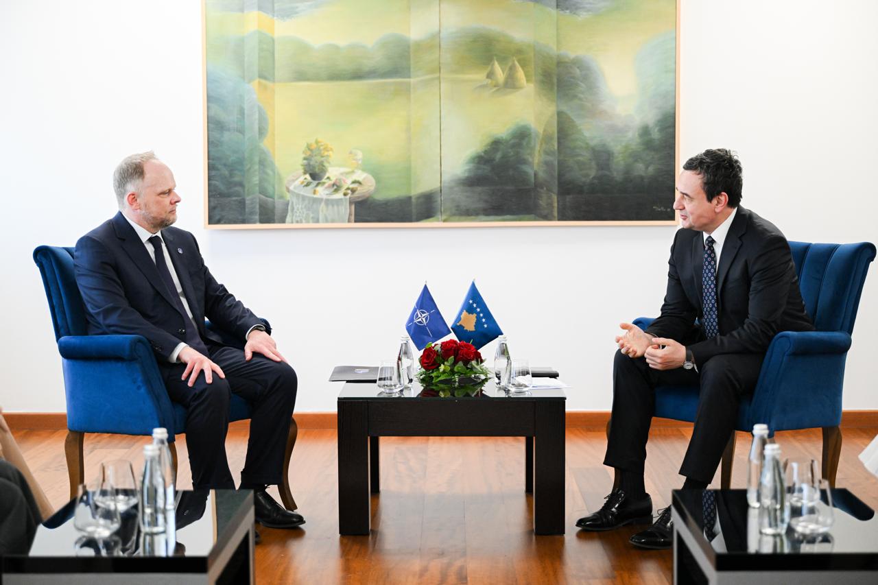 PM Kurti meets Ambassador Hamilton, focus on deepening cooperation with NATO