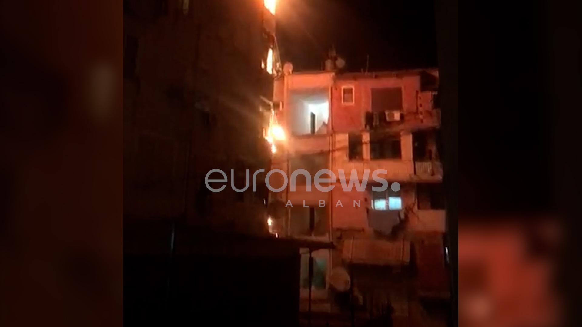 Zjarr në një apartament në Tiranë, asfiksohet një person