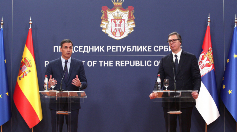 Sanchez: Spanja është në anën e Serbisë kur vjen puna te Kosova