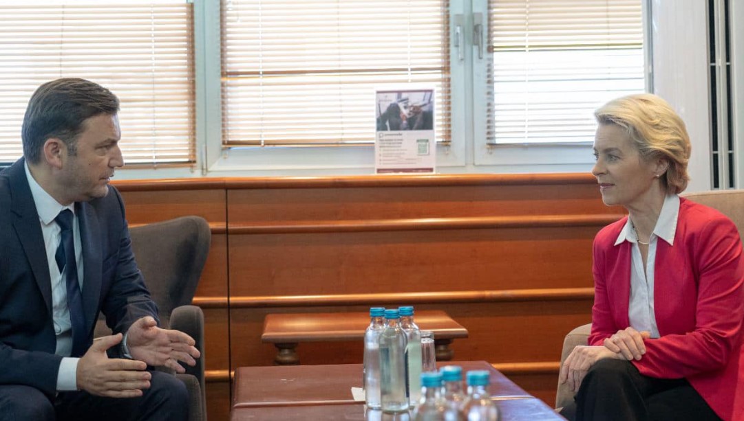 ‘Vizita e saj vjen në kohën e duhur’, Osmani takon Von der Leyen
