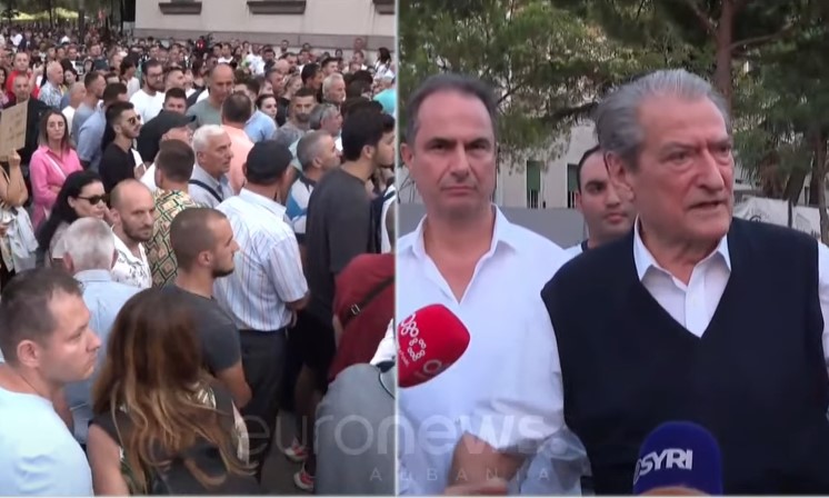‘Çuçin do e shkarkoja për 4 minuta’, Berisha në protestë: Rama s’ka ndjeshmëri