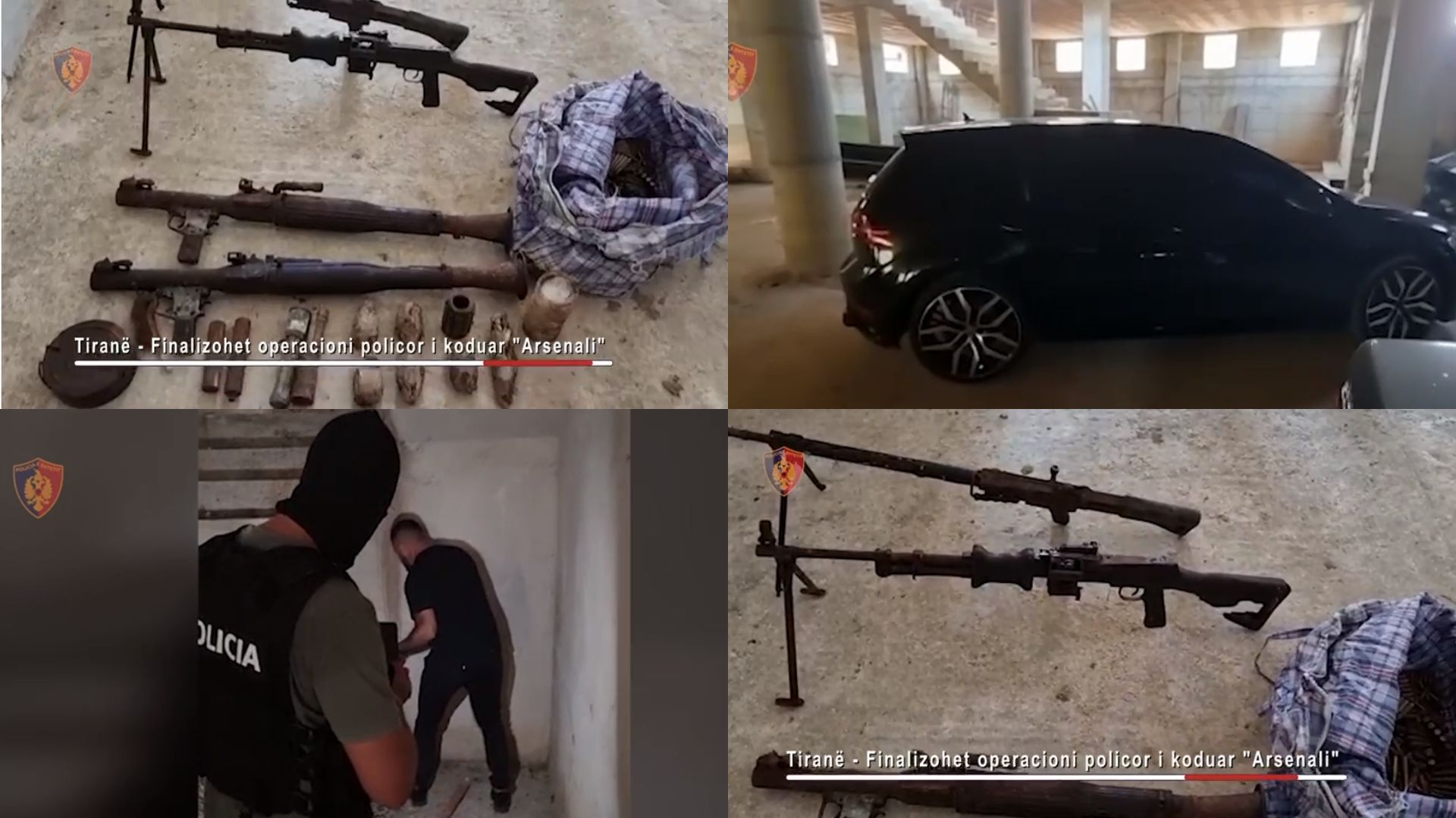 Antitankë, snajper, automjete të blinduara, çfarë u gjet në magazinën e armëve