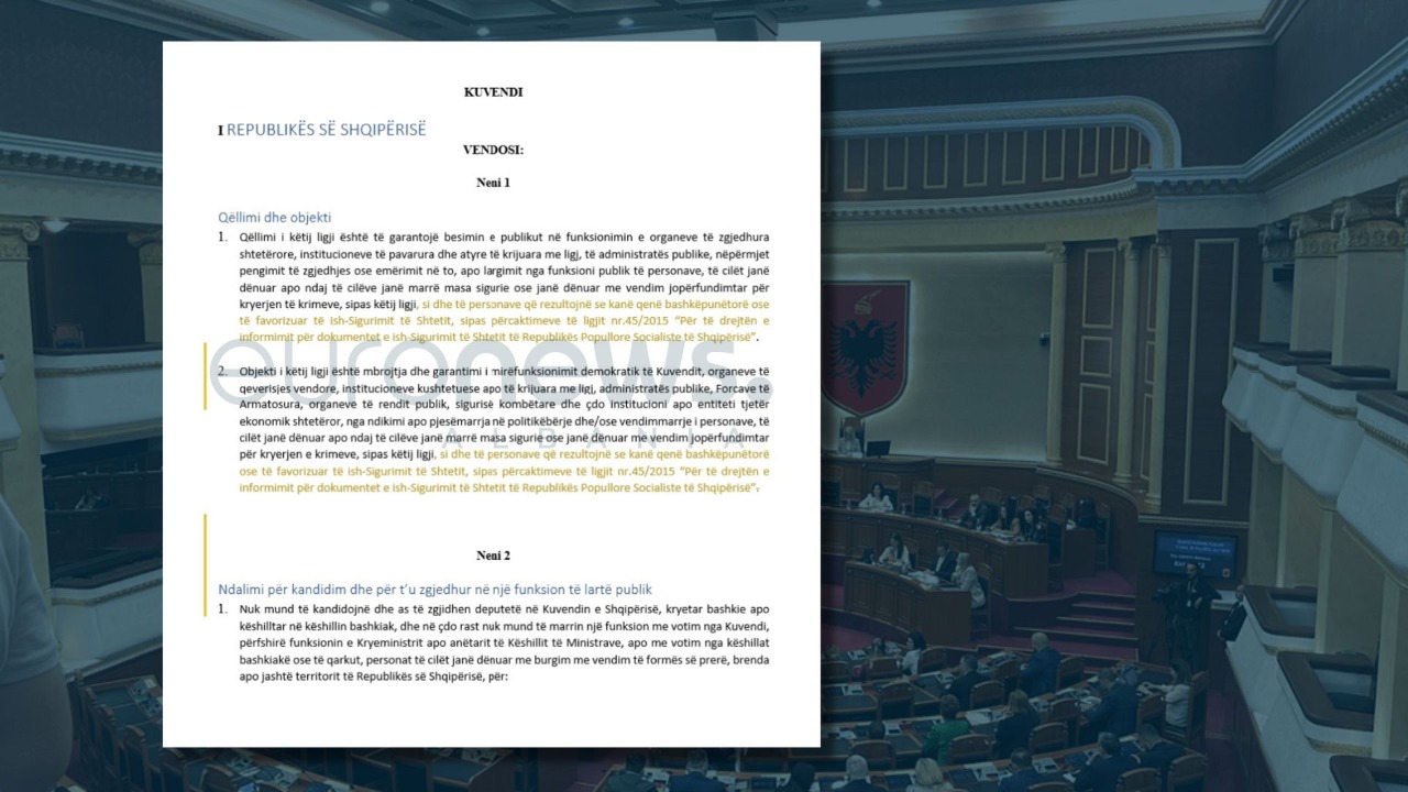 PS gati draftin për ish-sigurimsat, ndryshime në ligjin e dekriminalizimit