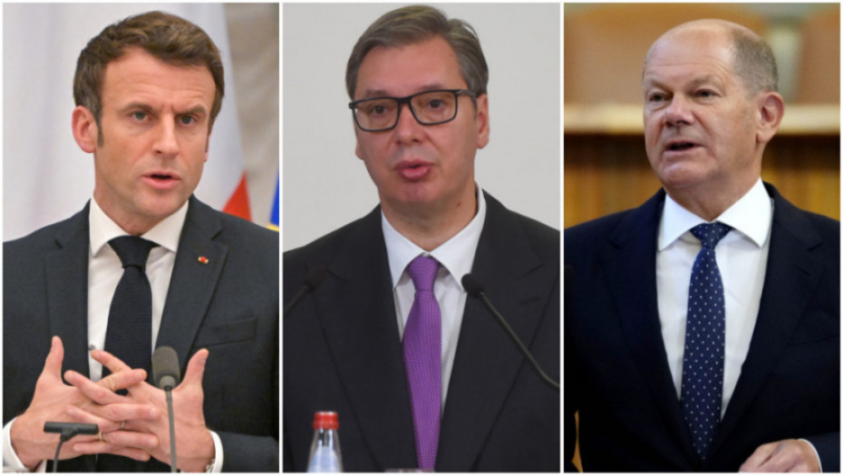 Macron dhe Scholz caktojnë këshilltarë për të ndihmuar Lajçak, kërkesat për Vuçiç