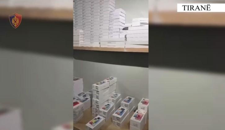 Sekuestrohen 763 aparate celularë të kontrabanduara, 4 të arrestuar në Tiranë