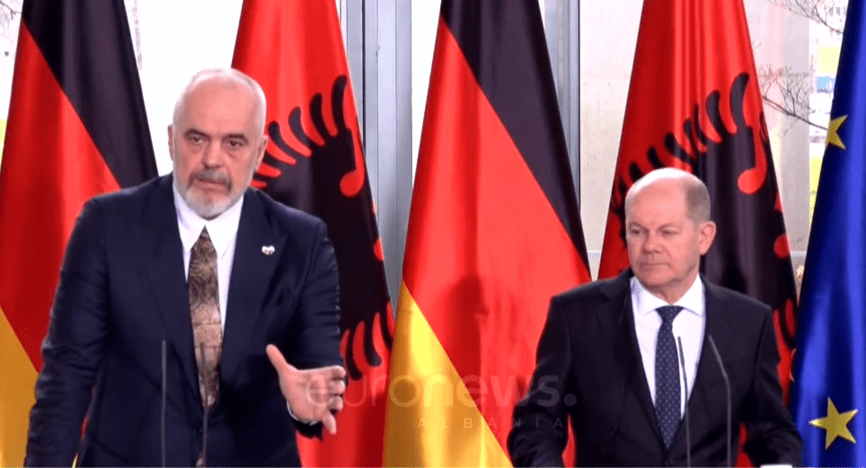 Edi Rama dhe Olaf Scholz