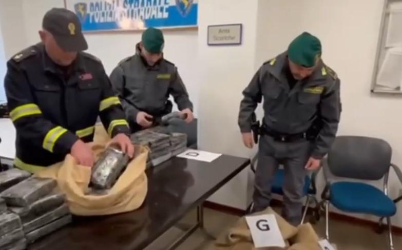 Kokaina e kapur nga autoritetet italiane
