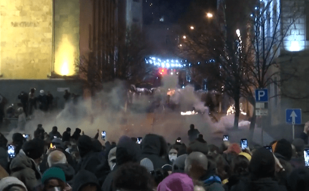 Protestë në Gjeorgji