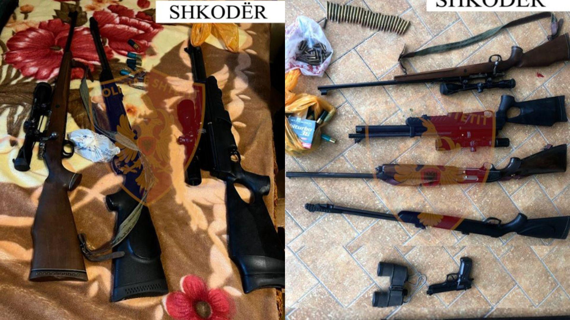 Snajper, pushkë e municion| Sekuestrohet arsenal armësh, në kërkim 43-vjeçari