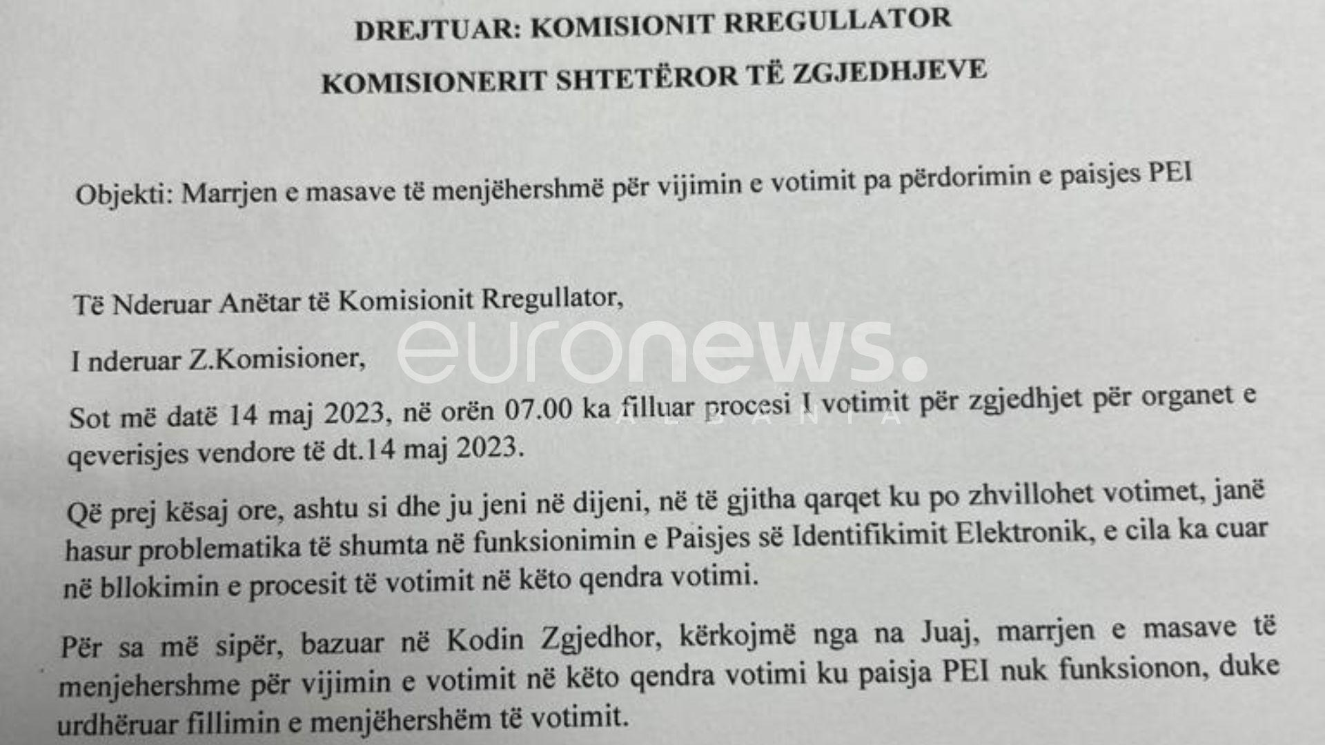 PS kërkesë KQZ-së: Vijoni votimin edhe pa pajisjen e identifikimit elektronik