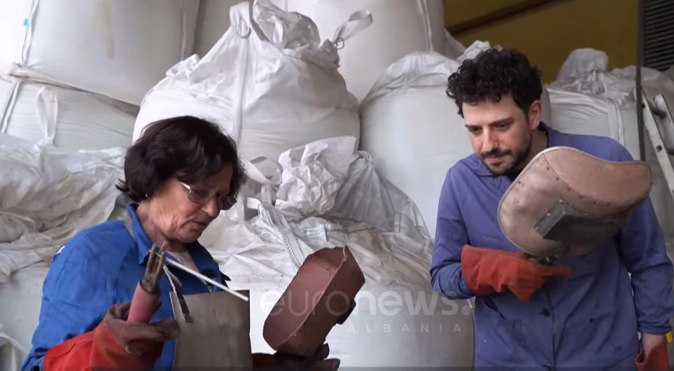 Nisi punë në moshën 17-vjeçare, gjyshja saldatore që trajnon edhe burrat