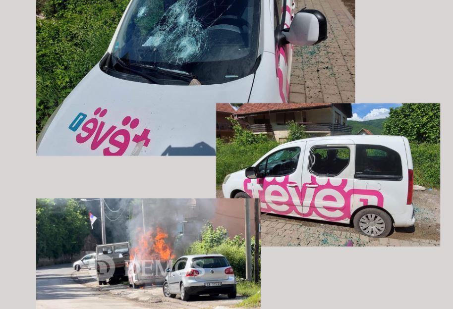 Digjet makina e një medie në veri të Kosovës
