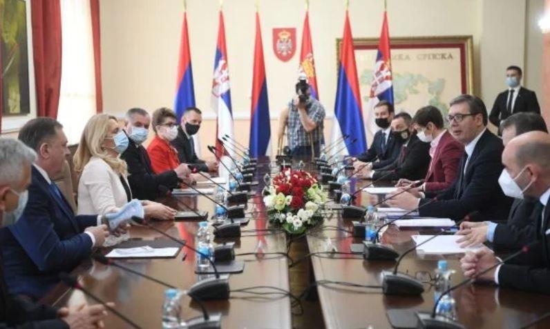 Vuçiç s’i njeh sanksionet e SHBA’-së ndaj Vulin dhe zyrtarëve të Republikës Srpska