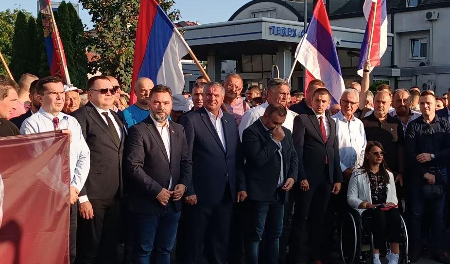 Protestë në mbështetje të Dodik në Bosnjë