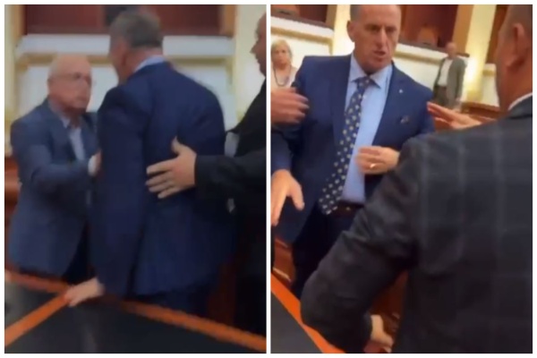 “O Xhemal, na vrave, mos qëllo”- Pamje nga përplasje fizike në parlament