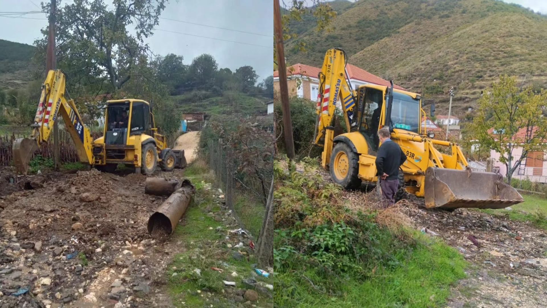 Pasojat nga stuhia, 24 orët e fundit në Pogradec