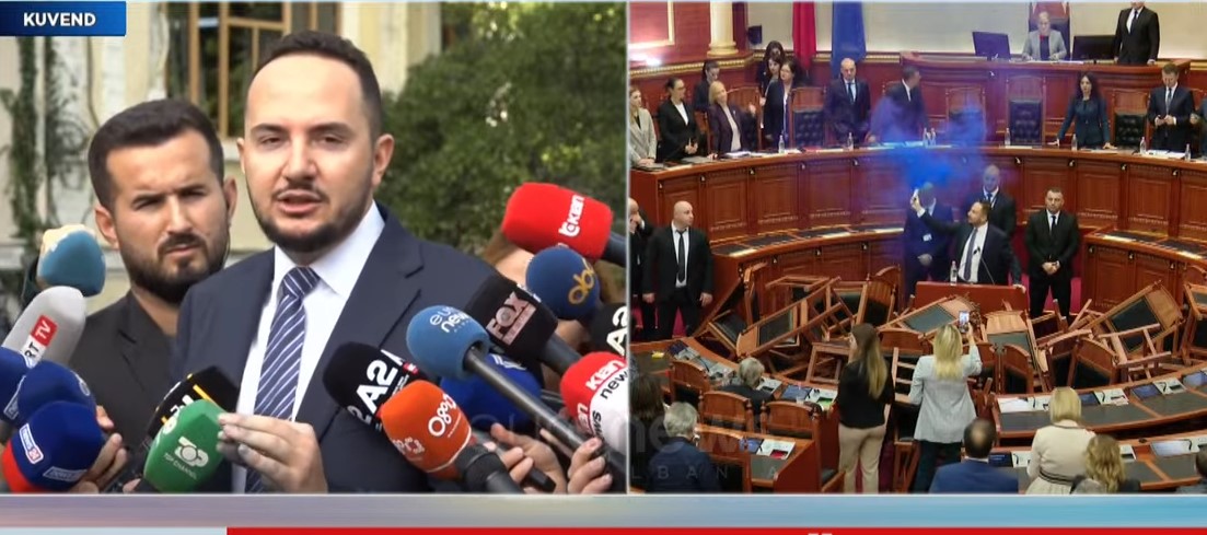 Tym e flakë në Kuvend, Salianji: Do përshkallëzojmë aksionin në Parlament
