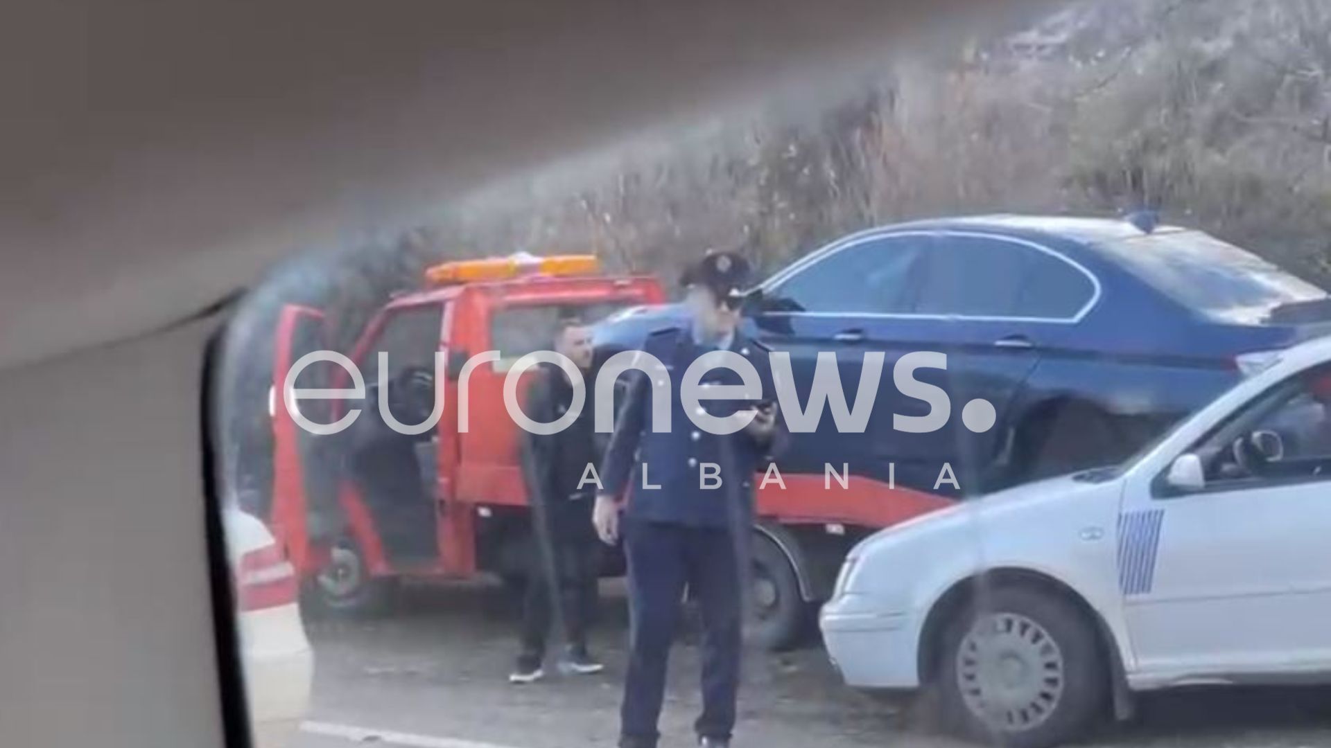 Aksident në Labinot Fushë, radha e makinave disa kilometra