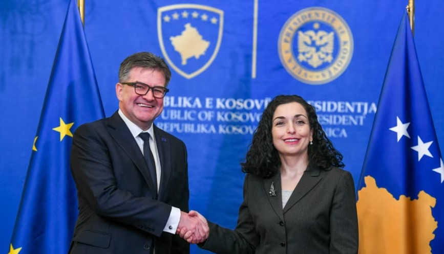 Osmani takon Lajçak: Zgjedhjet në veri të Kosovës duhet të mbahen pa vonesa