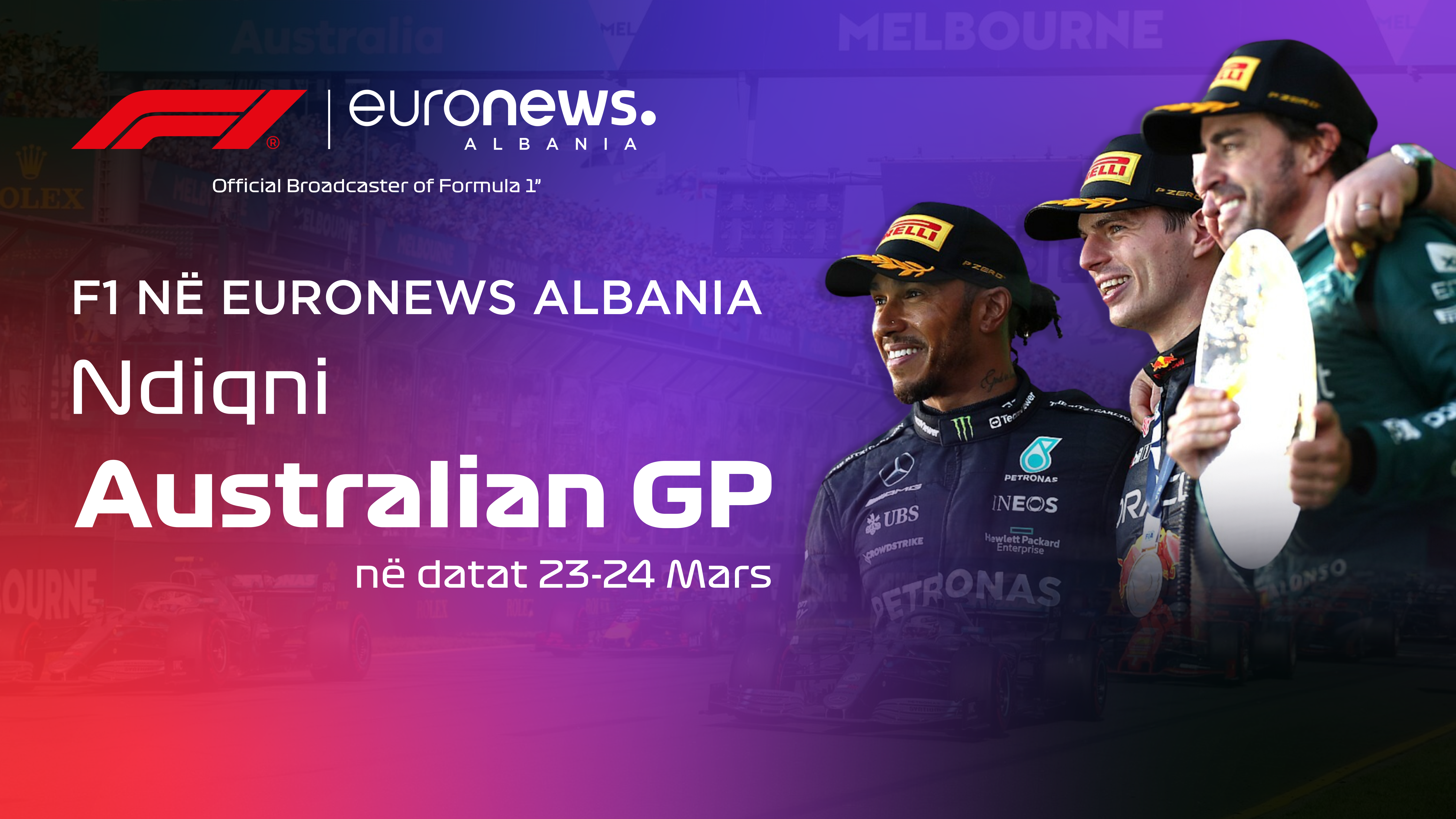 F1 në Euronews Albania- Ndiqni Australian GP në datat 23-24 Mars