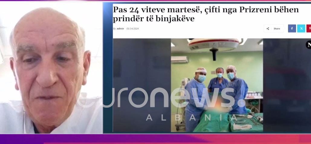 “Emocione të mëdha”, gjinekologu: Çifti u bë me fëmijë pas 24 viteve martesë