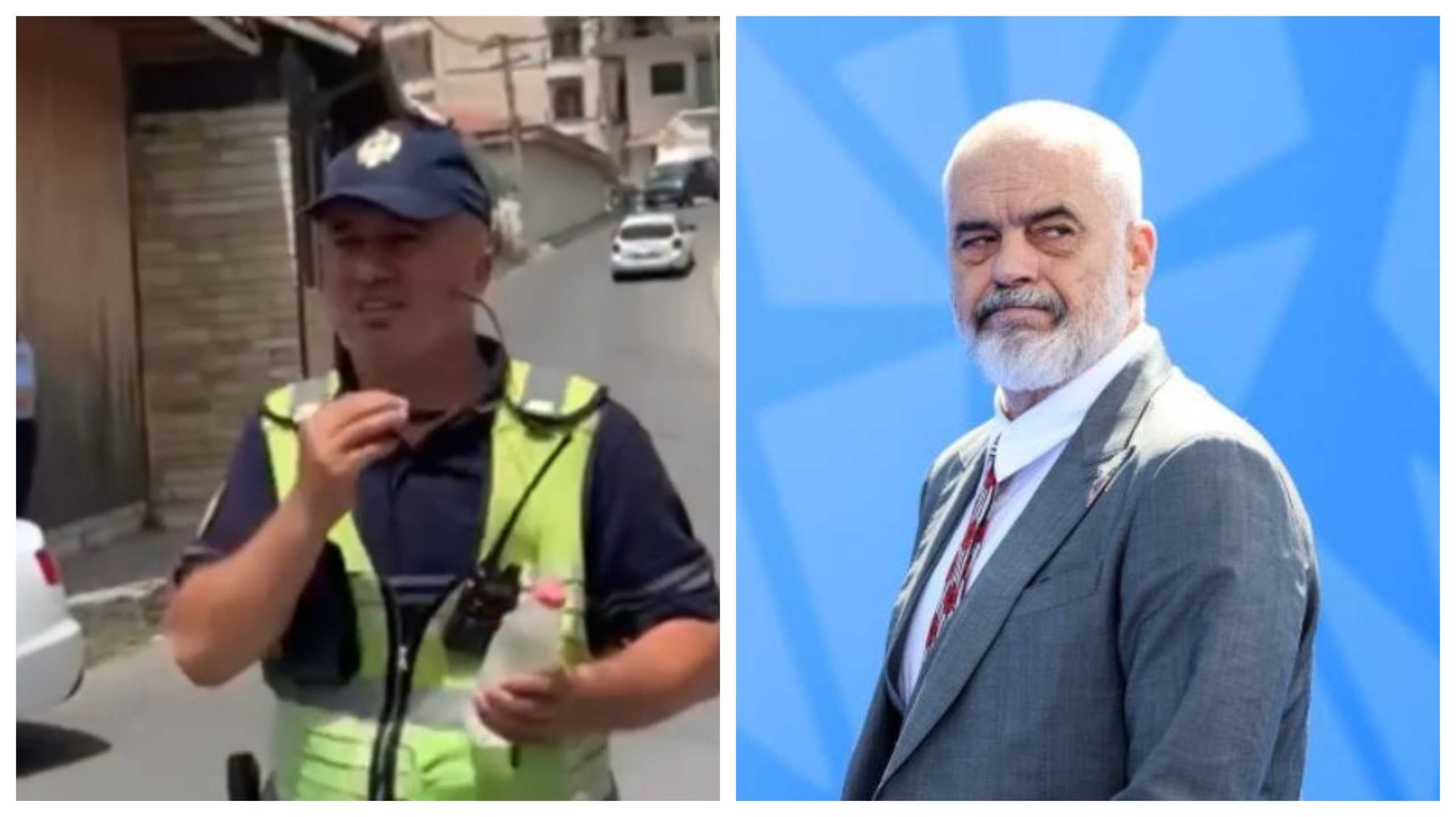 VIDEO| Policët ofrojnë shishe uji për qytetarët e turistët, Rama ndan pamjet