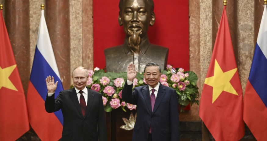 Putin filloi vizitën e tij të pestë zyrtare në Vietnam