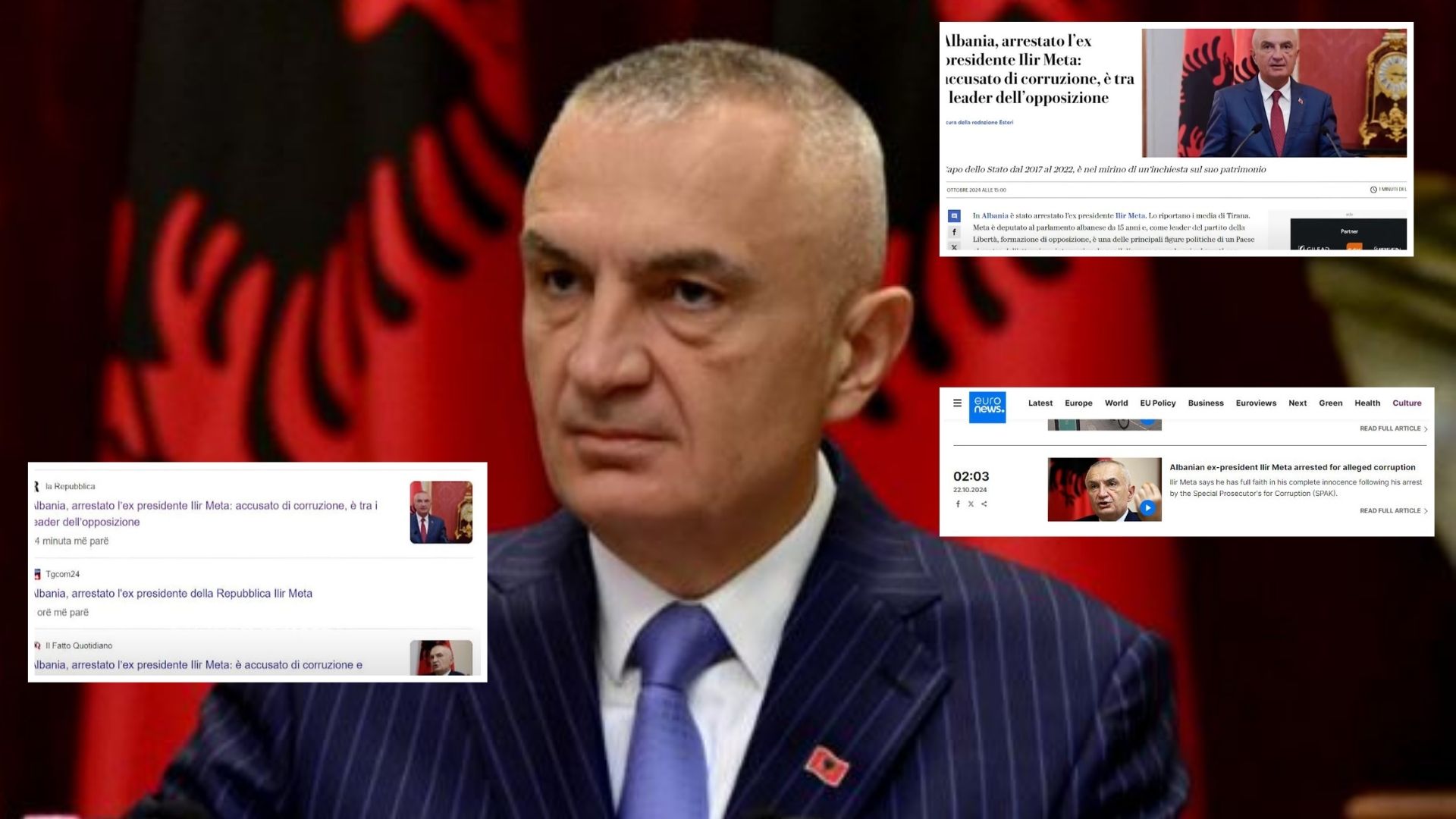 Arrestimi i Ilir Metës, mediat e huaja