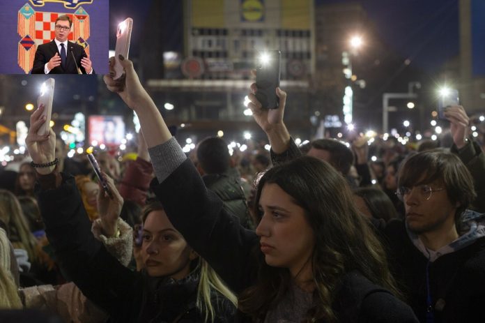 Vuçiç: Protestat kanë mbështetje të huaj, lidhen edhe me Kosovën