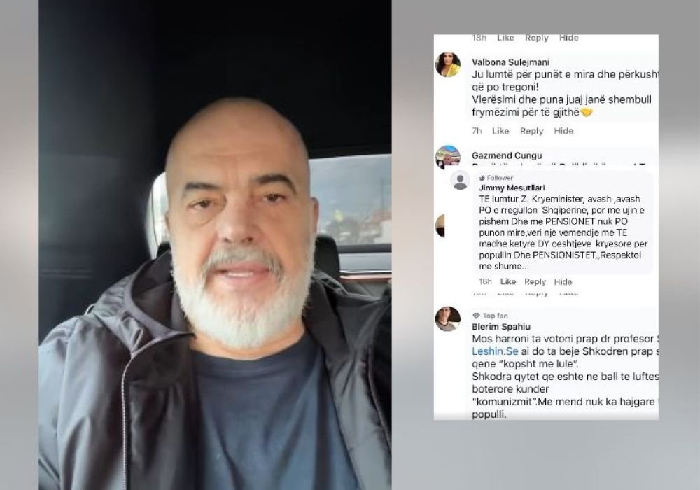 Rama u përgjigjet kritikave për pensionistët: Më mirë se ne s’ka dhe për 10 vjet