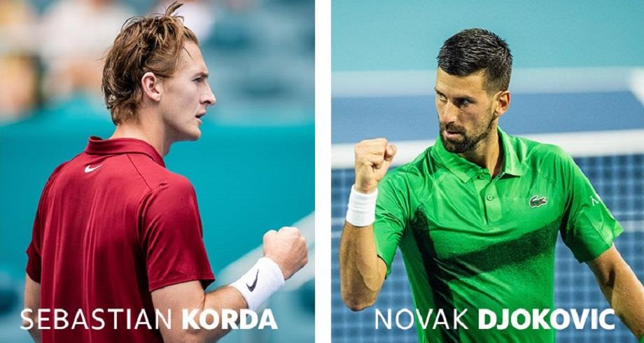 Duelet e Miami Open, spikat çerekfinalja Korda-Djokovic, serbi ëndërron trofeun