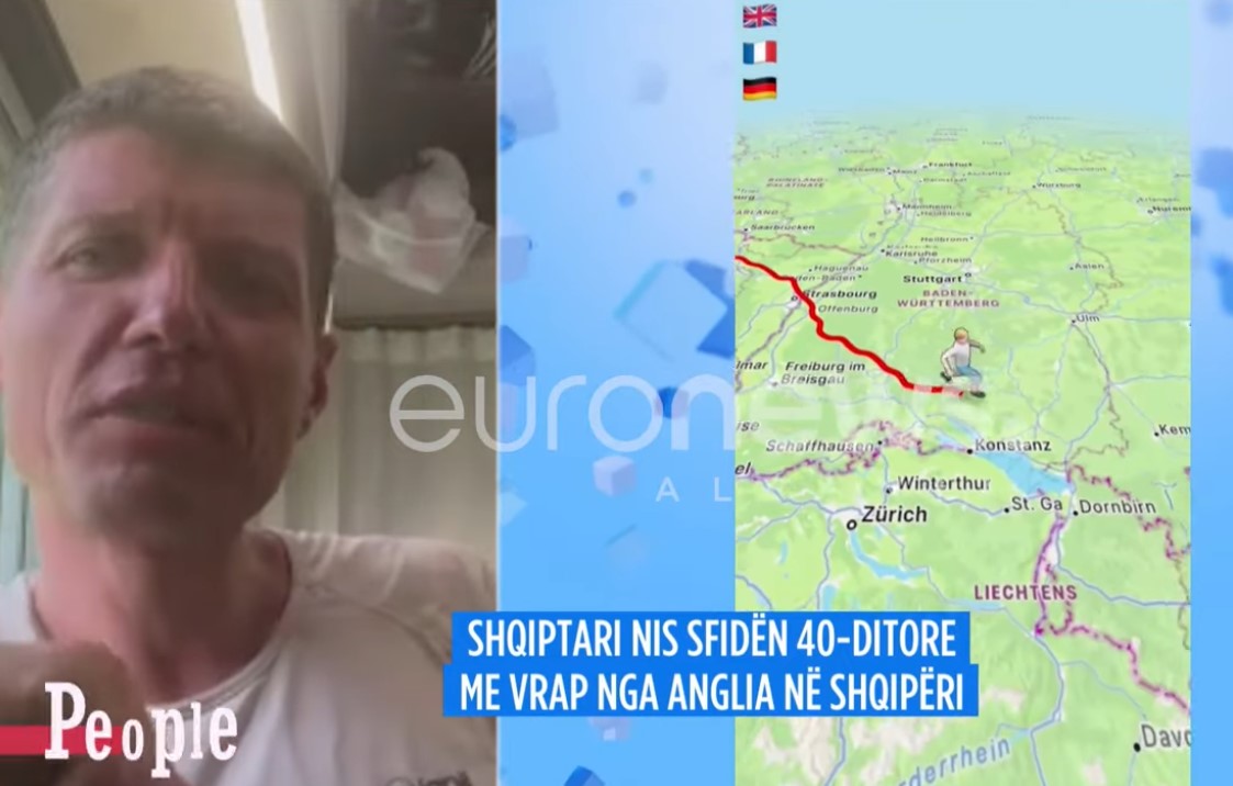 Nga Anglia në Tropojë me vrap për 40 ditë, shqiptari: Kam shpenzuar 130 mijë paund