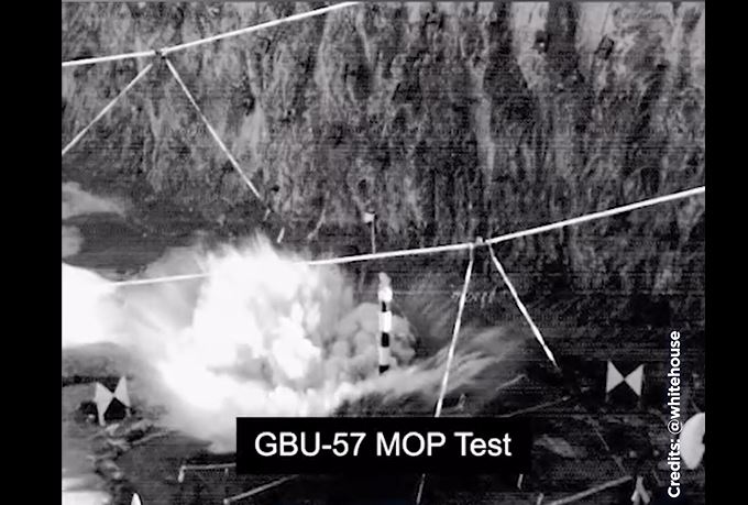 Pentagoni publikon pamje që tregojnë si funksionojnë bombat ‘bunker-buster’