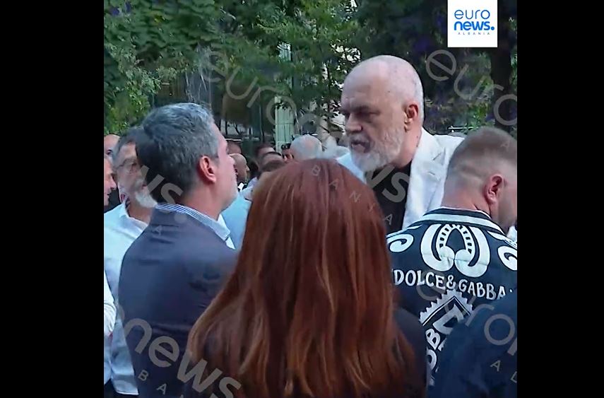VIDEO| Rama debat me kryebashkiakun e Vlorës në festën e PS