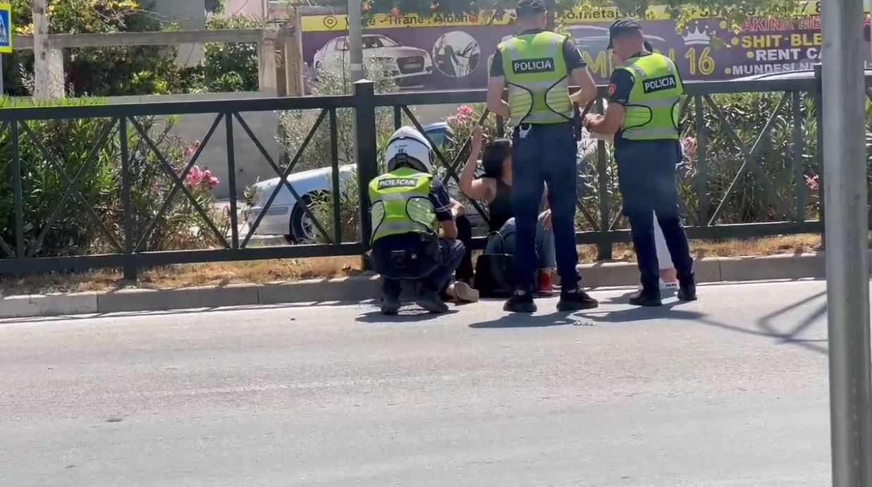 Aksident në Vlorë, mjeti ‘Golf’ godet këmbësoren dhe përplaset me një ‘Audi’