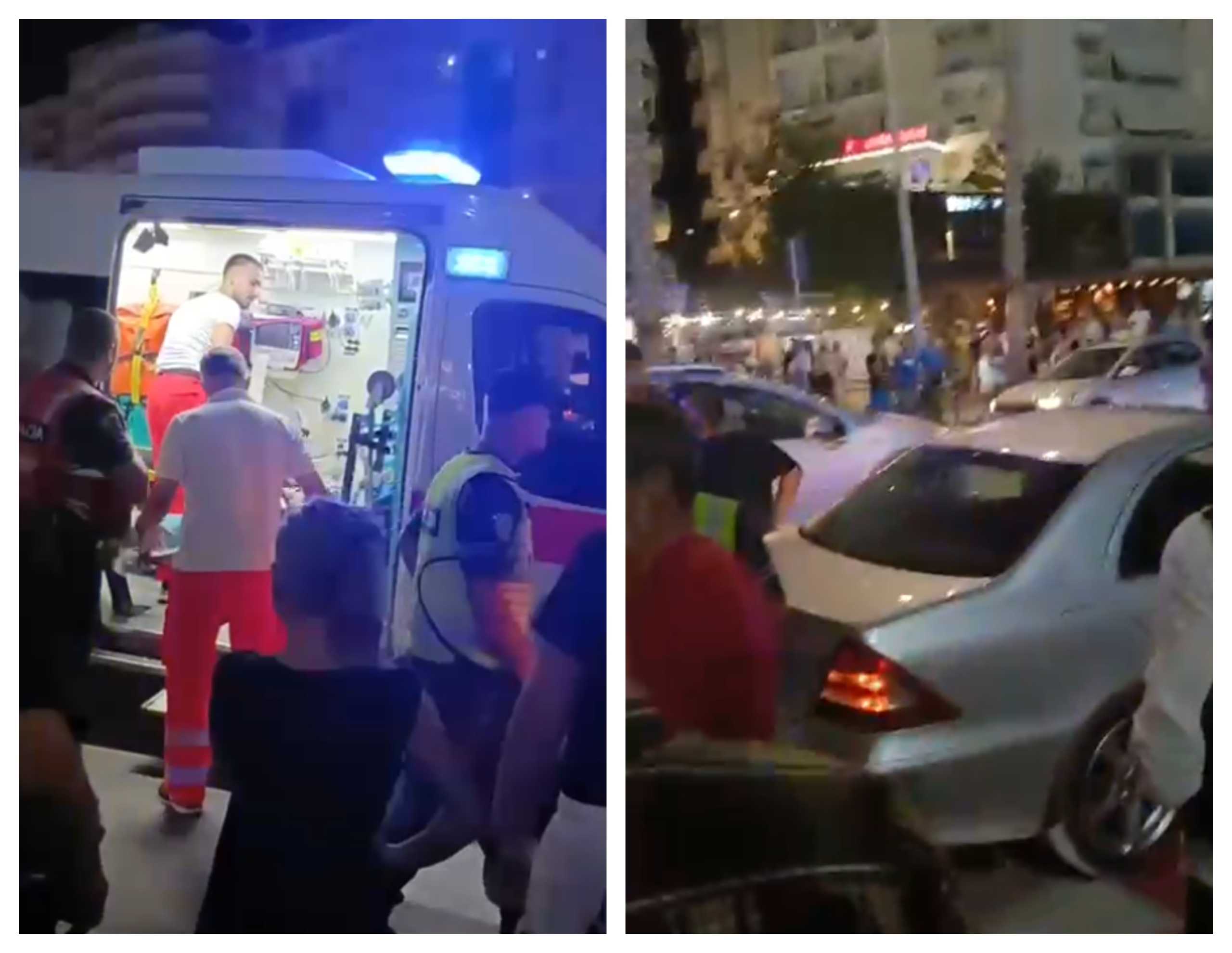 E mitura përplaset nga makinë në Vlorë, dërgohet me urgjencë në spital