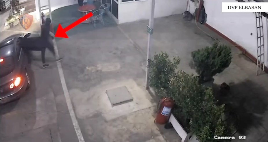 VIDEO/ Dyshohet për grabitje me armë në një karburant në Elbasan, kapen 2 të rinjtë