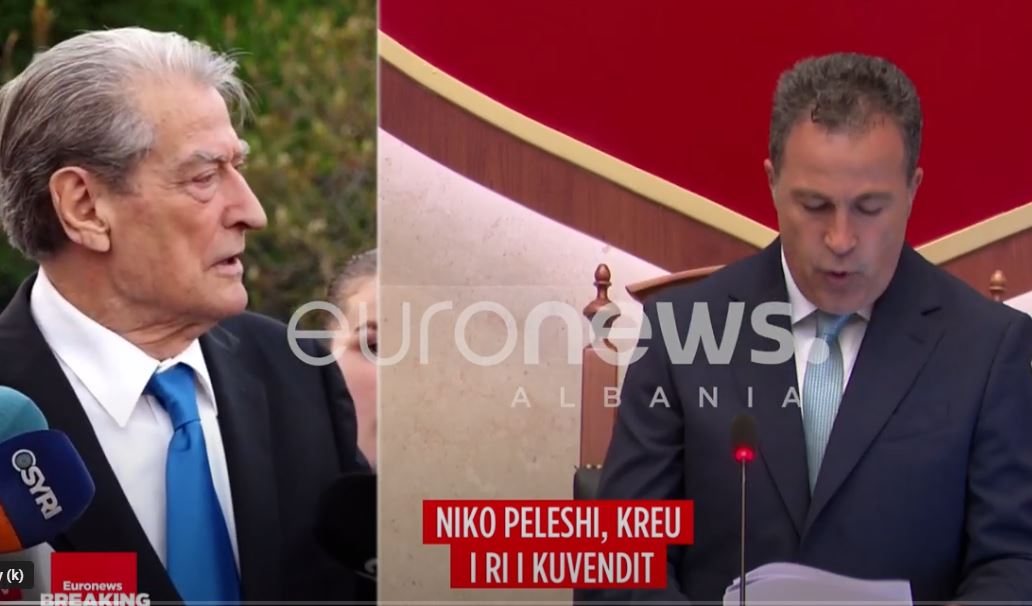 Peleshi zgjidhet kryetar i Kuvendit me 84 vota  Berisha  Parlamenti i karteleve