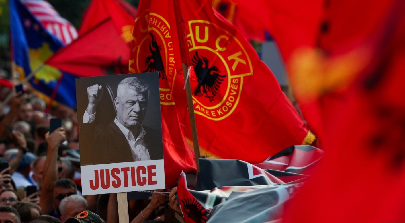 Protesta në mbështetje të UÇK së  Rruga e Kombit pa pagesë më 17 18 tetor