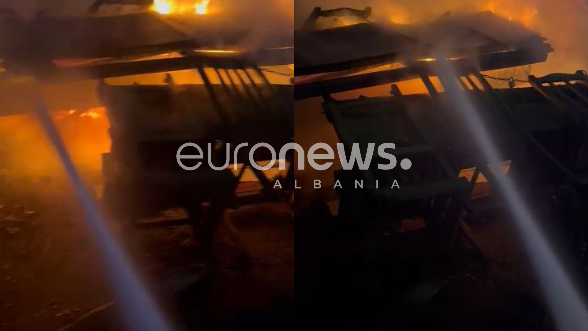 Persona të paidentifikuar i vënë flakën stolave pranë universitetit në Vlorë