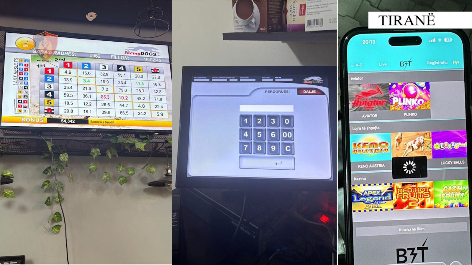 Përshtati lokalin për lojra fati  arrestohet 37 vjeçari në Tiranë