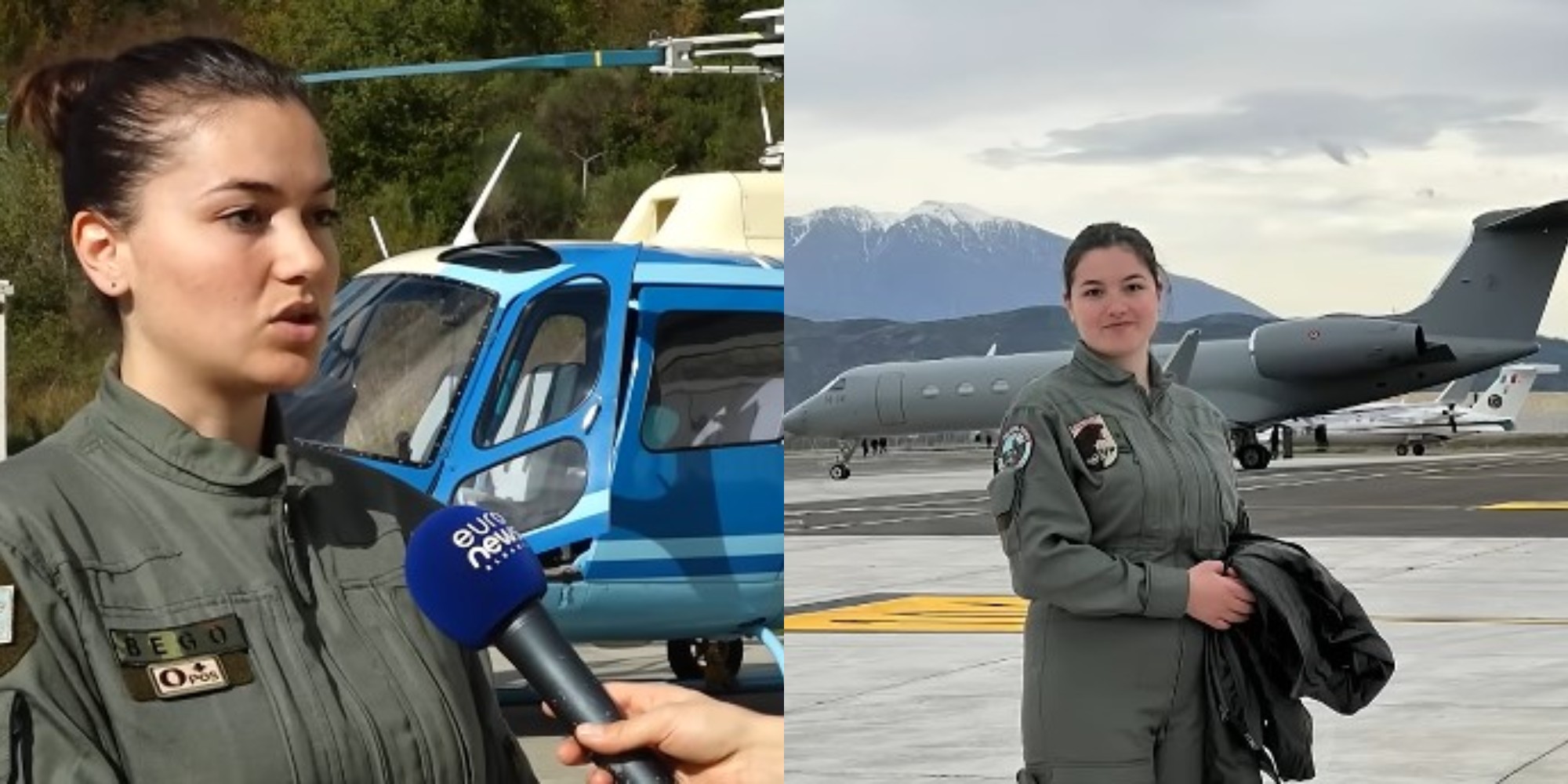 Alida  fizioterapistja që u bë pilote në Forcat Ajrore të Shqipërisë