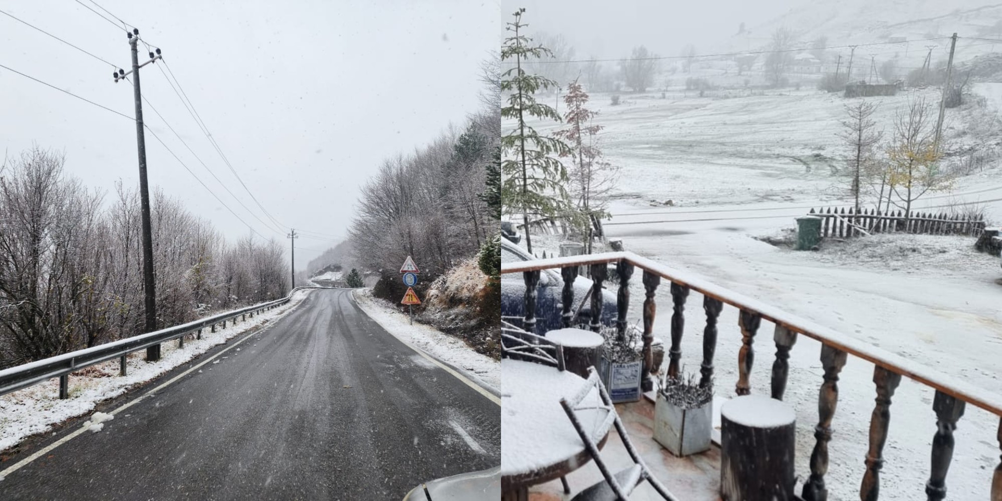 Dëbora e parë në Korçë  zbardhen fshatrat Dardhë e Shtyllë